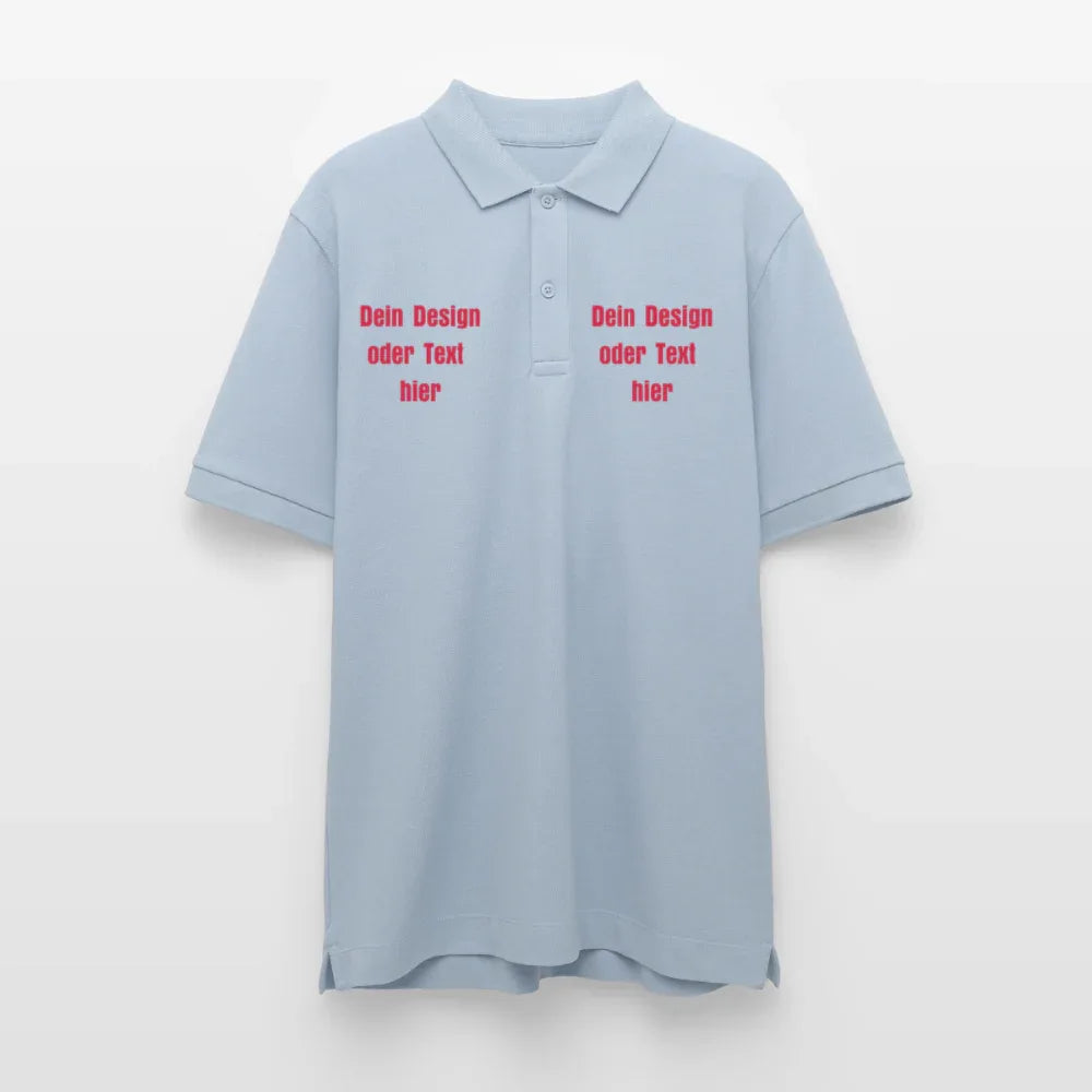 Stanley/Stella Unisex Bio-Poloshirt PREPSTER - personalisierbar - sky Blue