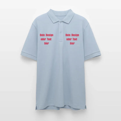 Stanley/Stella Unisex Bio-Poloshirt PREPSTER - personalisierbar - sky Blue