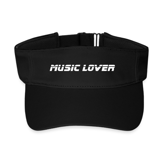 Recyceltes Visor Cap - personalisierbar - Schwarz