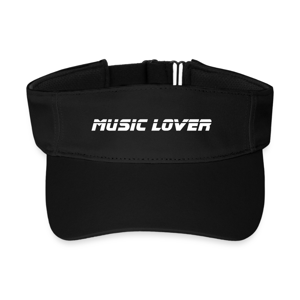 Recyceltes Visor Cap - personalisierbar - Schwarz