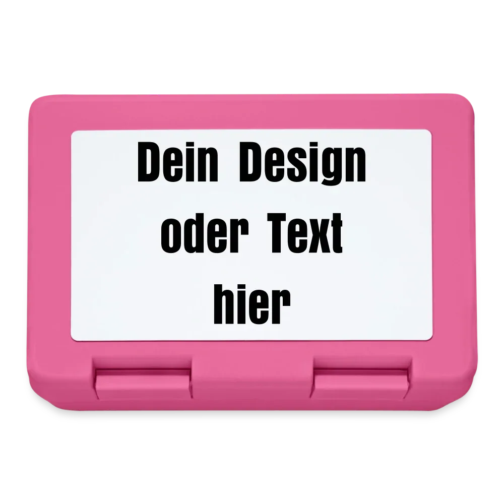 Brotdose - personalisierbar - Pink