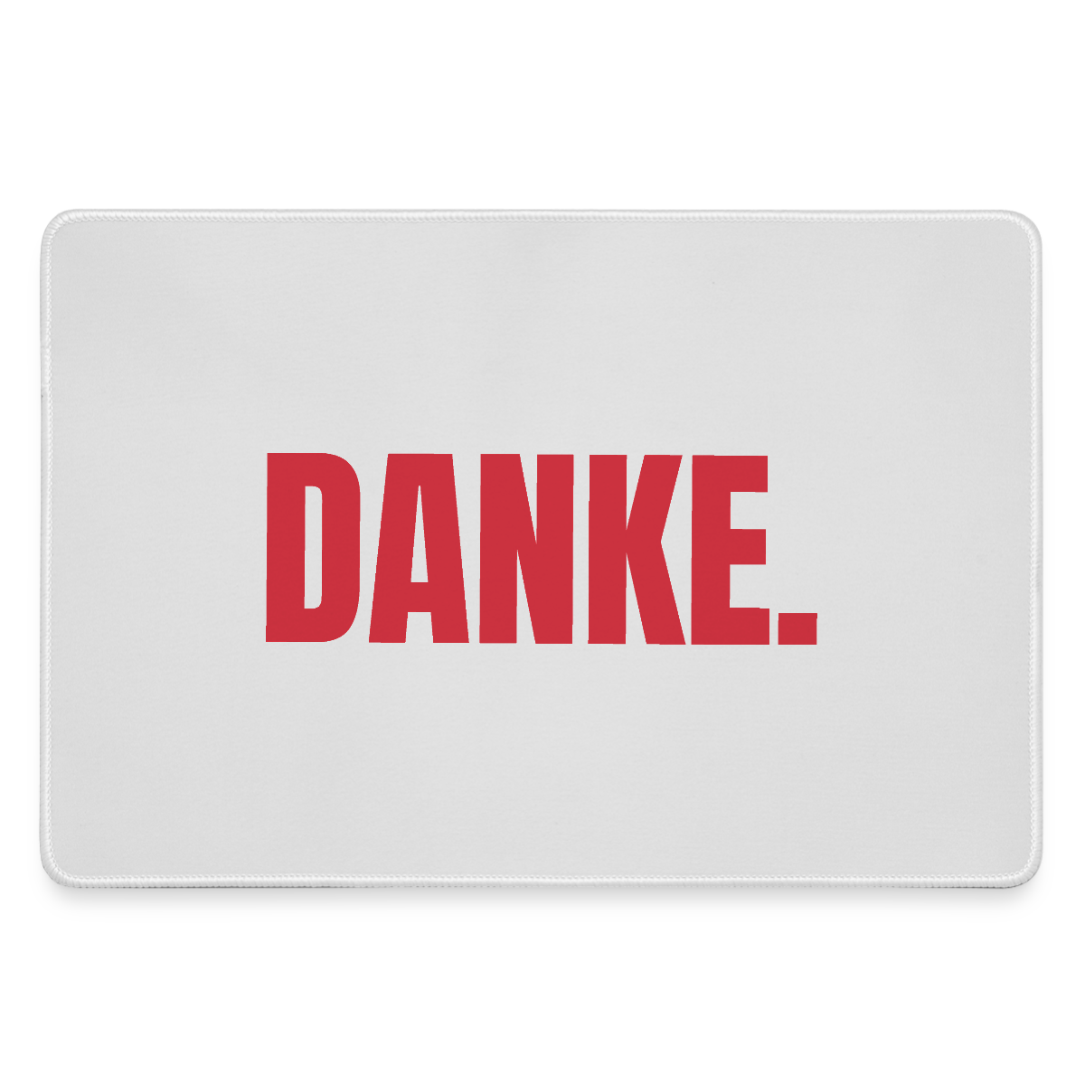"Danke." Motiv-Mousepad, Farbe Grau