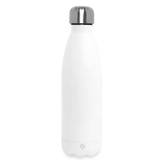 Thermosflasche 500 ml - personalisierbar - Weiß