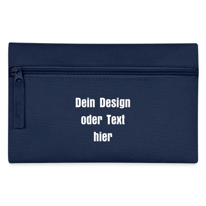 Federtasche - personalisierbar - Navy