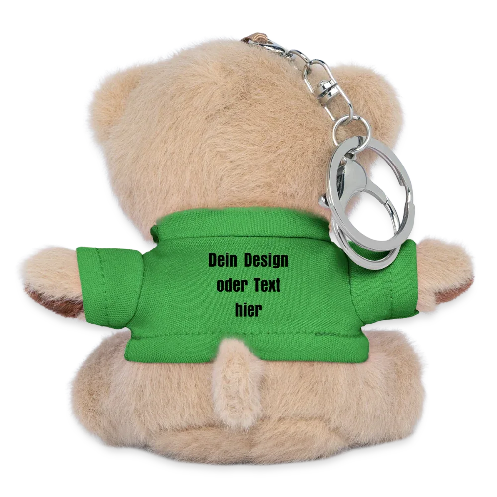 Kuscheltier Schlüsselanhänger - personalisierbar - Grün