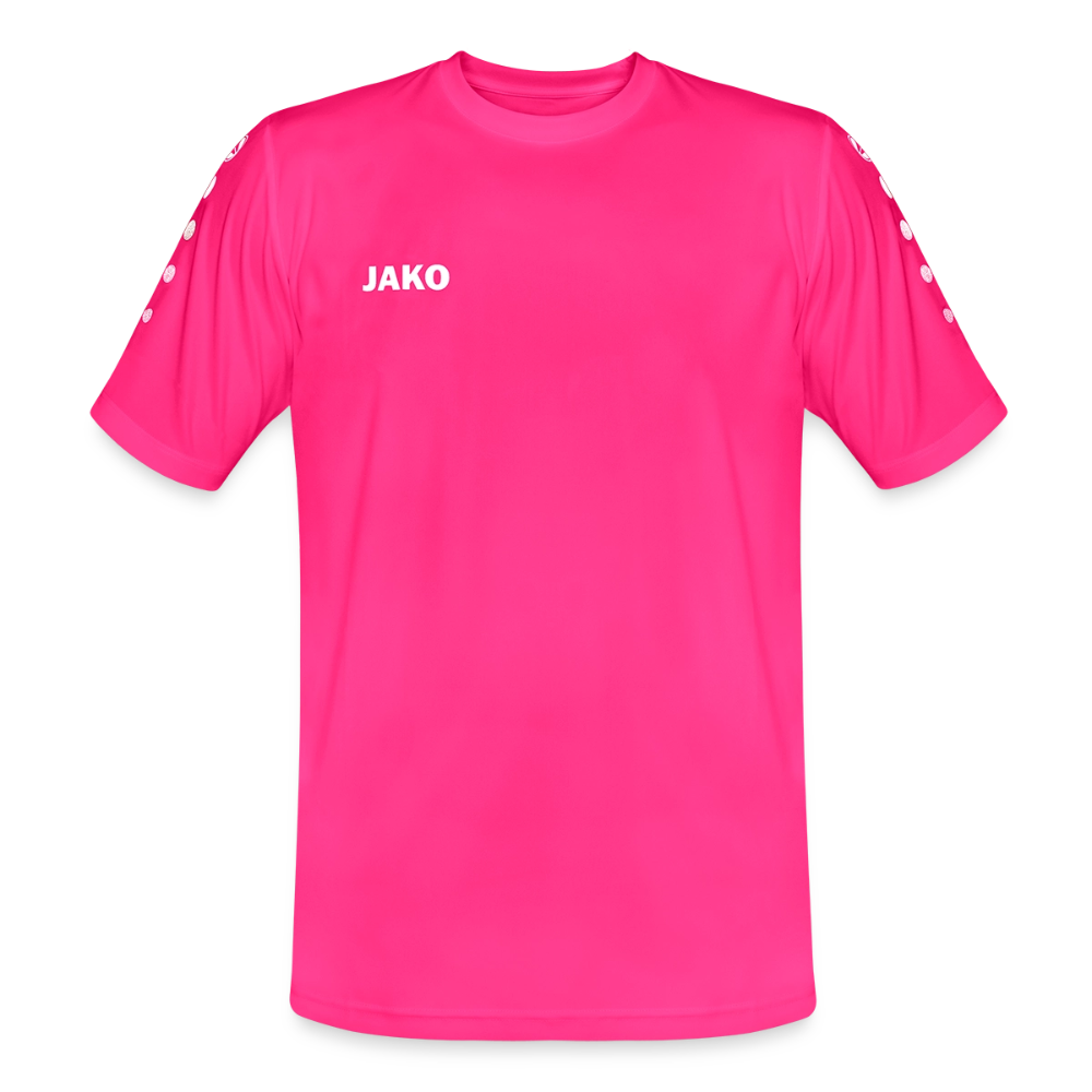 JAKO Männer Trikot Team - personalisierbare Vorder- und Rückseite - Pink