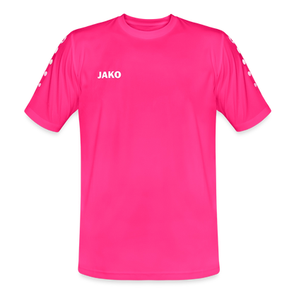 JAKO Männer Trikot Team - personalisierbare Vorder- und Rückseite - Pink