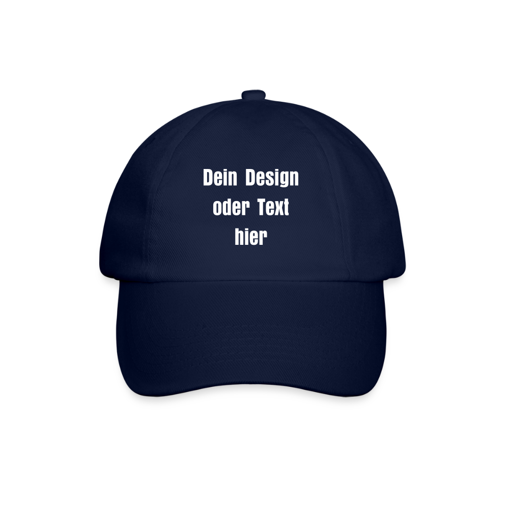 Baseballkappe - personalisierbar - Blau/Blau