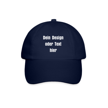 Baseballkappe - personalisierbar - Blau/Blau