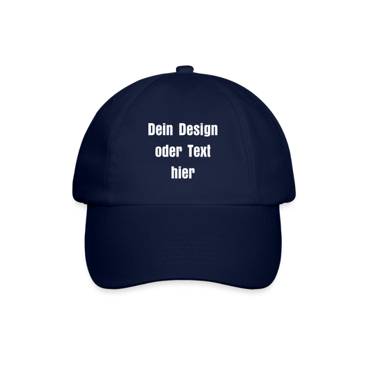 Baseballkappe - personalisierbar - Blau/Blau
