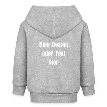Stanley/Stella Bio Zip Hoodie BABY CONNECTOR - personalisierbar - Grau meliert