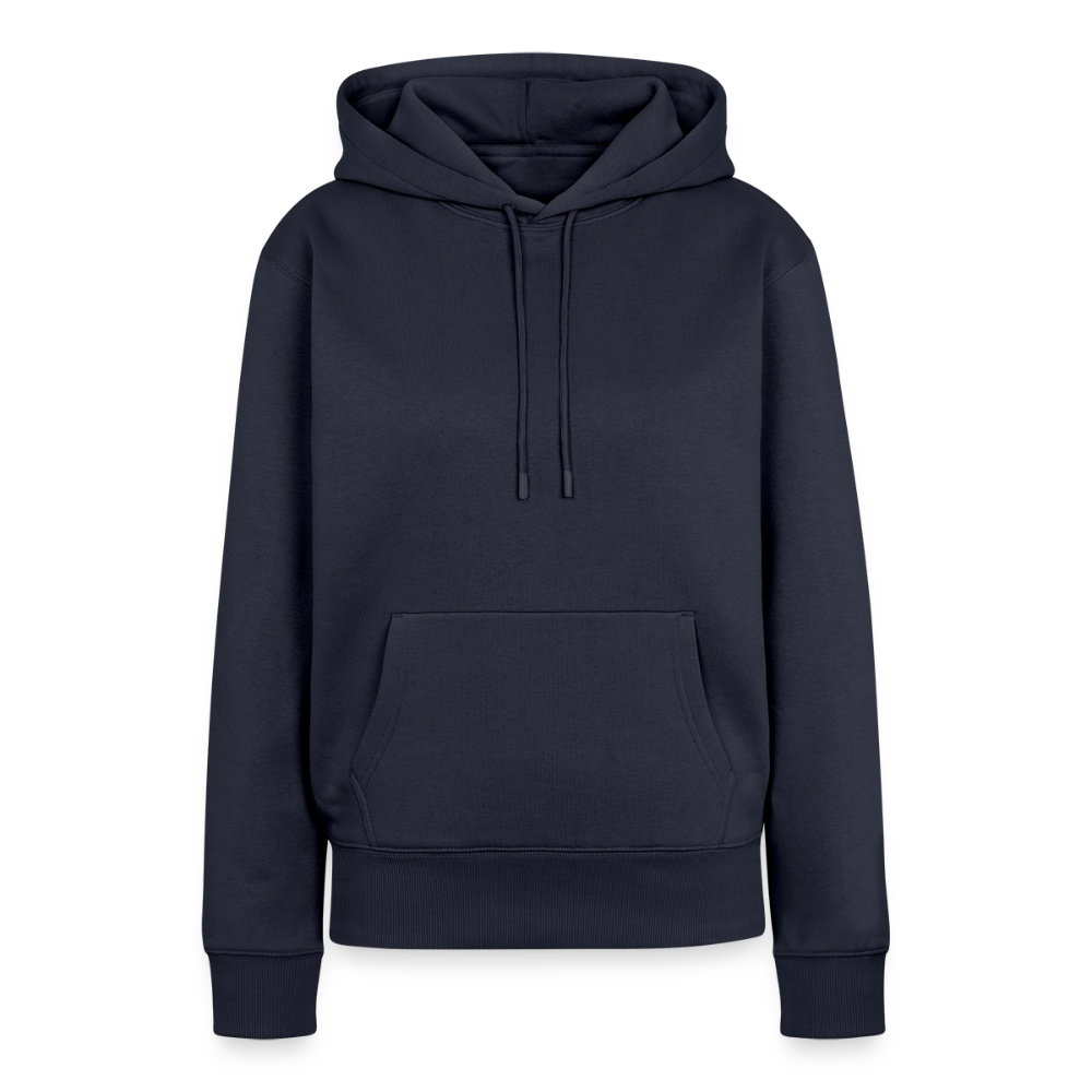 Frauen Premium Hoodie - personalisierbare Vorder- und Rückseite - Navy