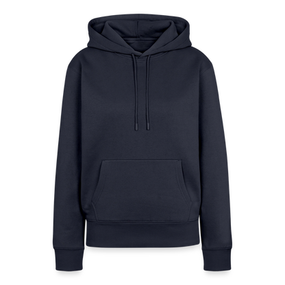Frauen Premium Hoodie - personalisierbare Vorder- und Rückseite - Navy