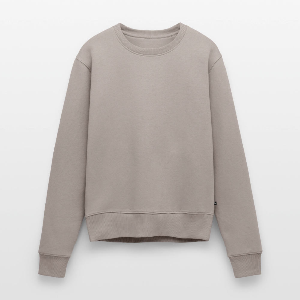 Frauen Premium Pullover - personalisierbar - Taupe