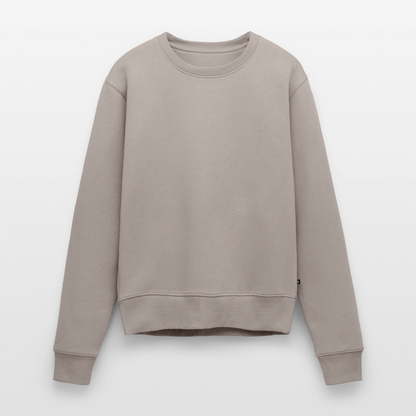 Frauen Premium Pullover - personalisierbar - Taupe