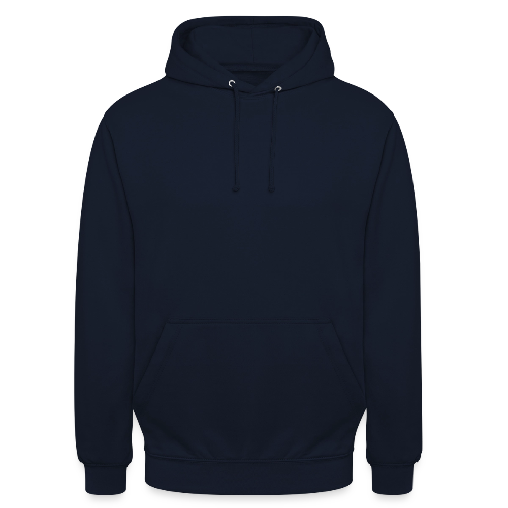 Unisex Hoodie - personalisierbare Vorder- und Rückseite - Navy