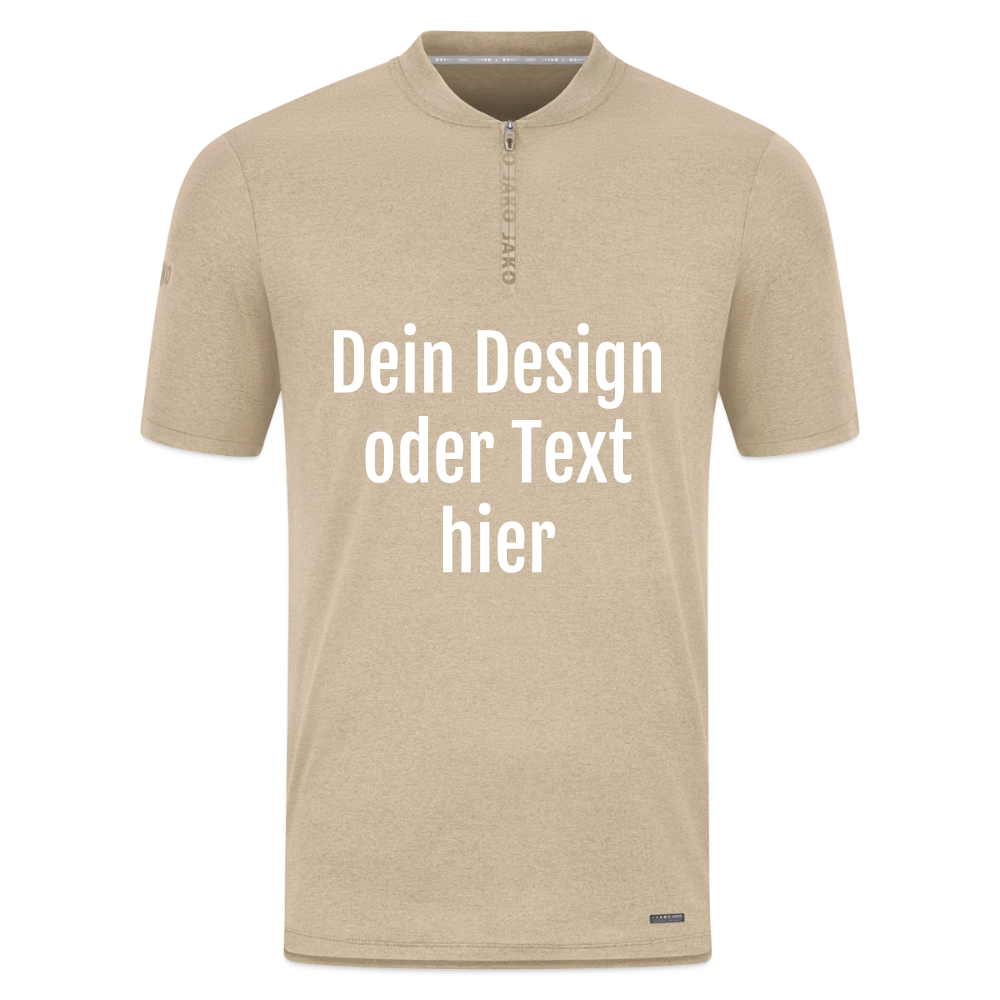 JAKO Männer Poloshirt Pro Casual - personalisierbar - Beige