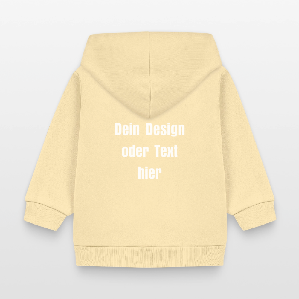 Stanley/Stella Bio Zip Hoodie BABY CONNECTOR - personalisierbar - Creme
