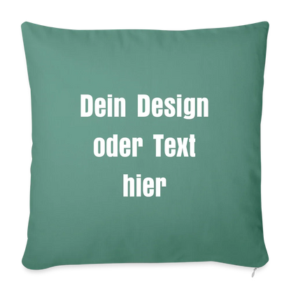Sofakissenbezug 44 x 44 cm - personalisierbar - Tanngrün