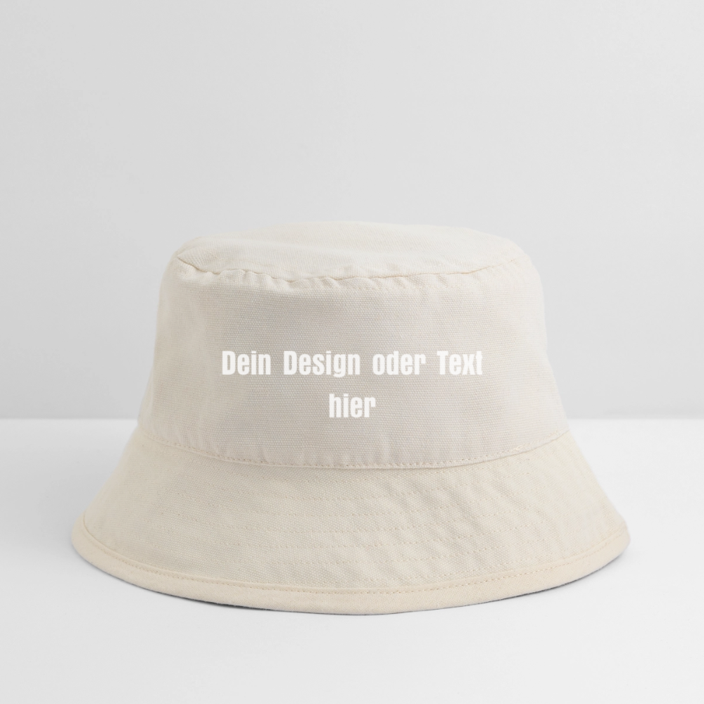Stanley/Stella recycelter Bucket Hat - personalisierbar - Naturweiß