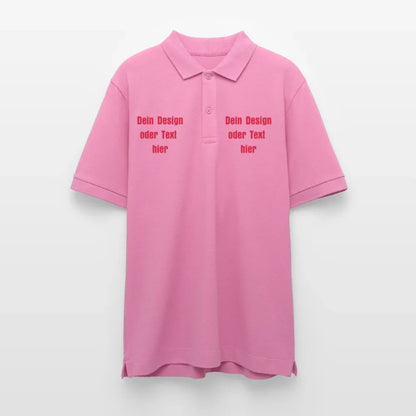 Stanley/Stella Unisex Bio-Poloshirt PREPSTER - personalisierbar - Blasenrosa