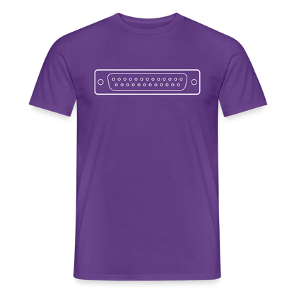 "LPT1" Motiv-T-Shirt für Männer, Farbe Lila
