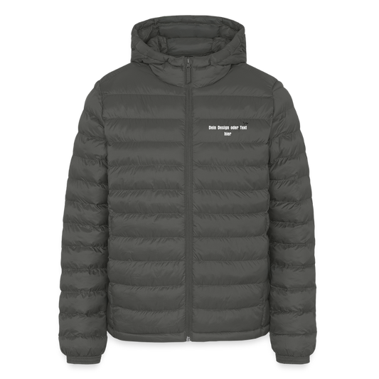LIGHTWEIGHT Männer Pufferjacke von Stanley/Stella - personalisierbar - Anthrazit