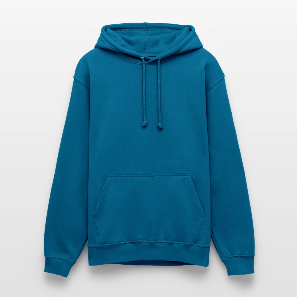 Unisex Hoodie - personalisierbare Vorder- und Rückseite - Tiefseeblau 