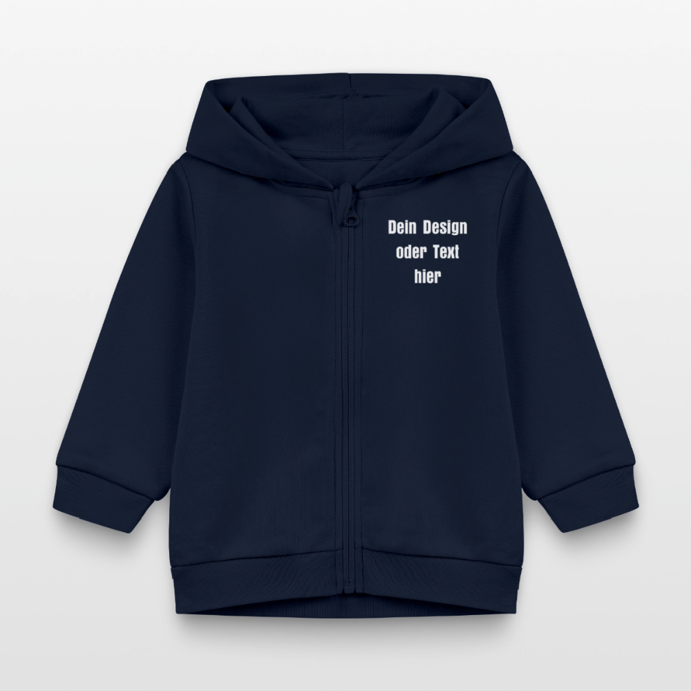 Stanley/Stella Bio Zip Hoodie BABY CONNECTOR - personalisierbar - Navy