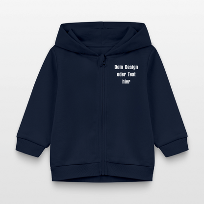 Stanley/Stella Bio Zip Hoodie BABY CONNECTOR - personalisierbar - Navy