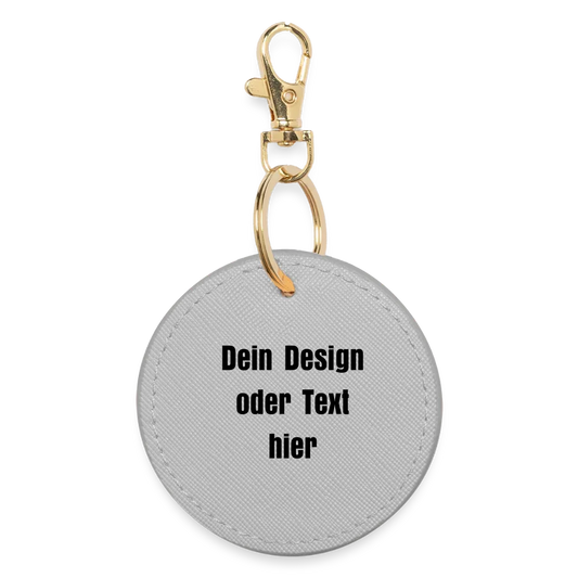 BOUTIQUE Schlüsselanhänger - personalisierbar - Grau