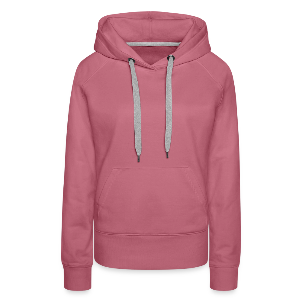 Frauen Premium Hoodie - personalisierbare Vorder- und Rückseite - Malve