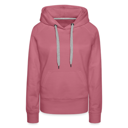 Frauen Premium Hoodie - personalisierbare Vorder- und Rückseite - Malve