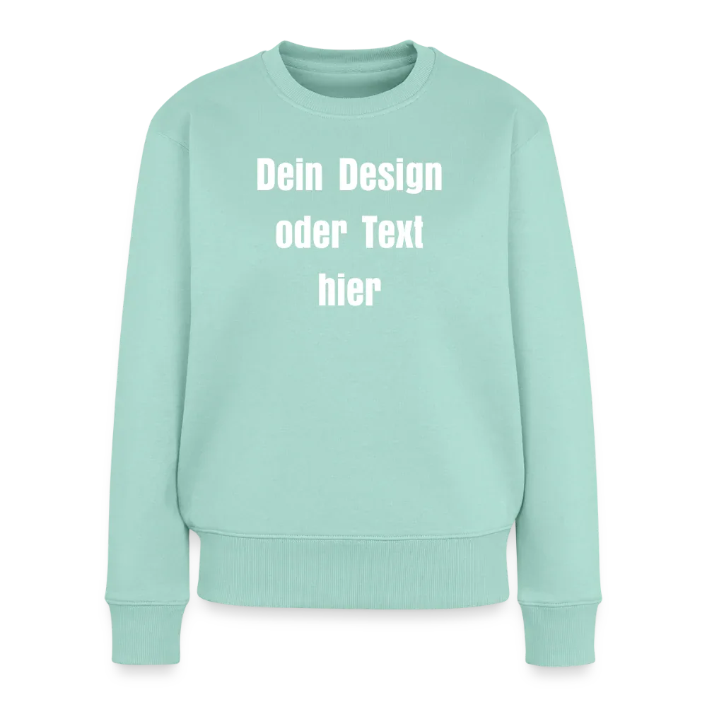 Frauen Premium Pullover - personalisierbar - Mint 