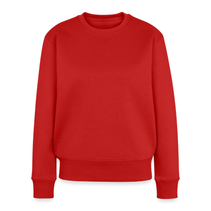 Frauen Premium Pullover - personalisierbar - Rot