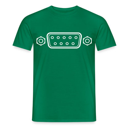 DB-9 RS-232 Retro T-Shirt für Herren - Kelly Green