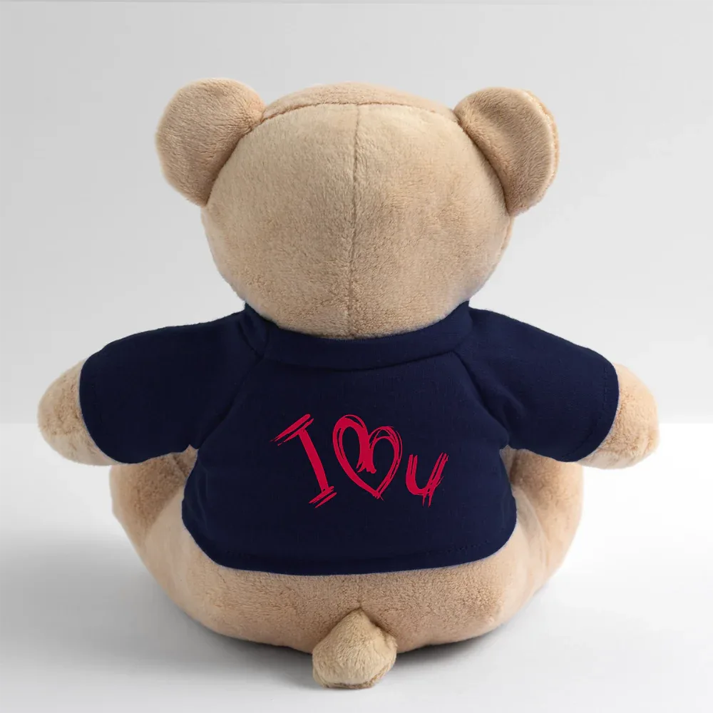 Teddy "Valentine" - personalisierbarer Text oder Name - French Navy