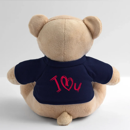 Teddy "Valentine" - personalisierbarer Text oder Name - French Navy