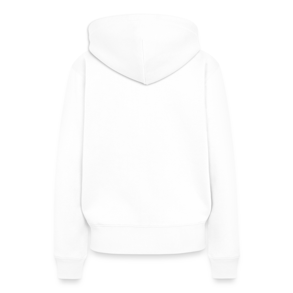Frauen Premium Hoodie - personalisierbare Vorder- und Rückseite - Weiß