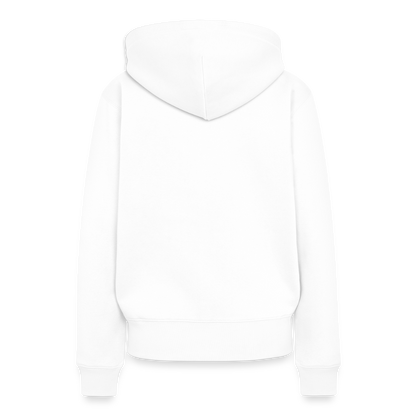 Frauen Premium Hoodie - personalisierbare Vorder- und Rückseite - Weiß