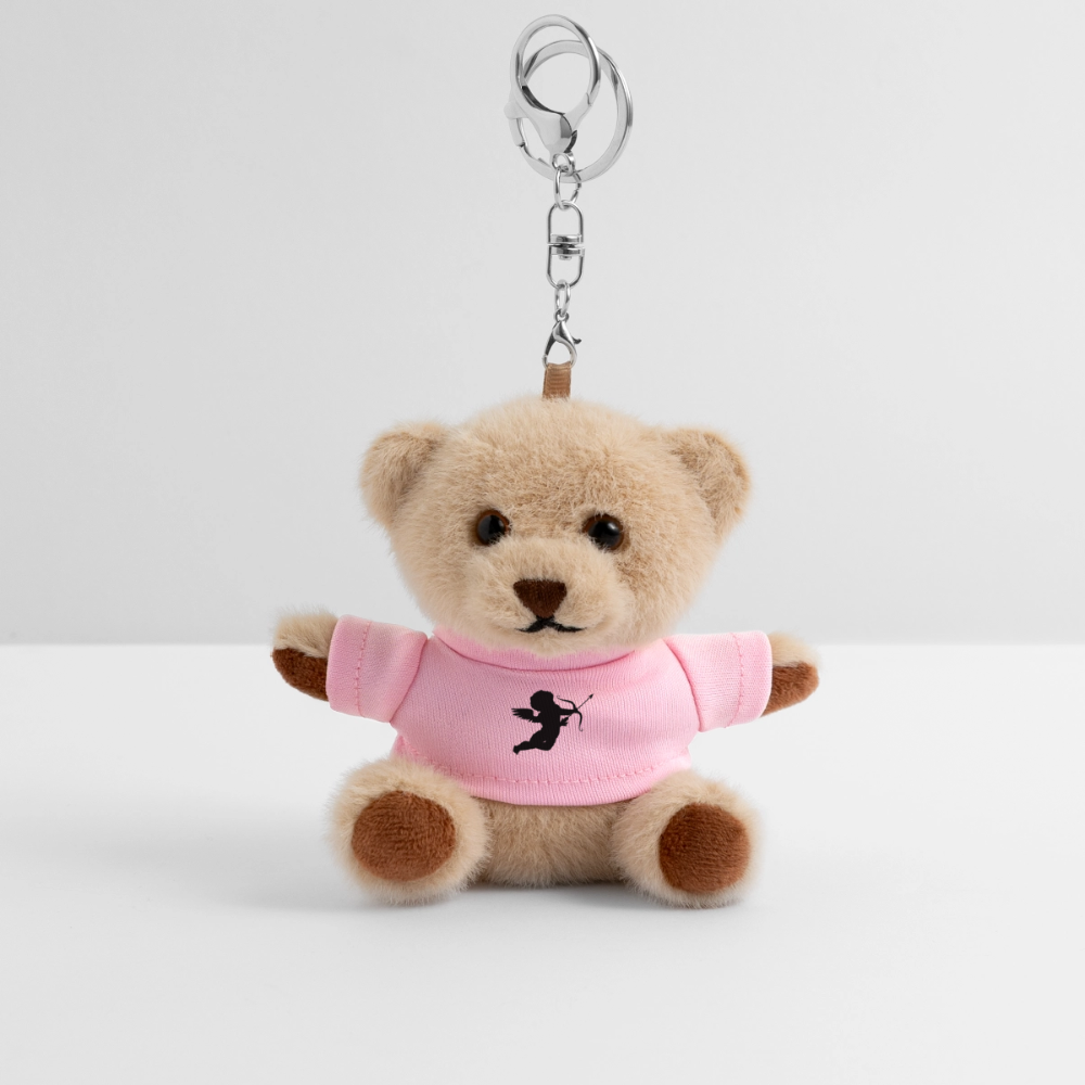 Kuscheltier Schlüsselanhänger - personalisierbar - Rosa