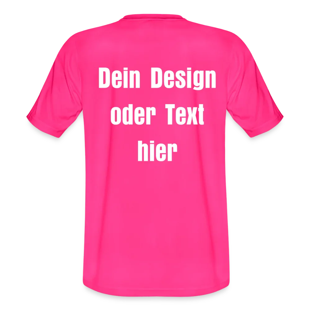 JAKO Männer Trikot Team - personalisierbare Vorder- und Rückseite - Pink