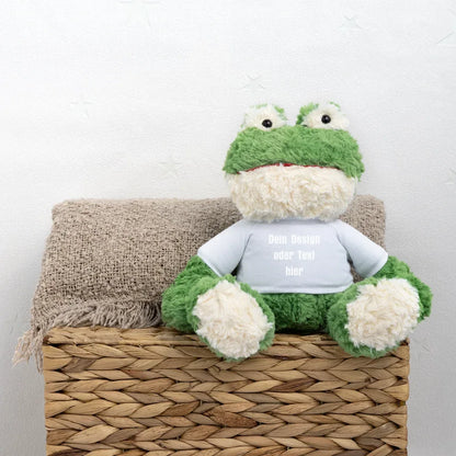 MiniFeet® Frosch Torge - personalisierbar - Weiß