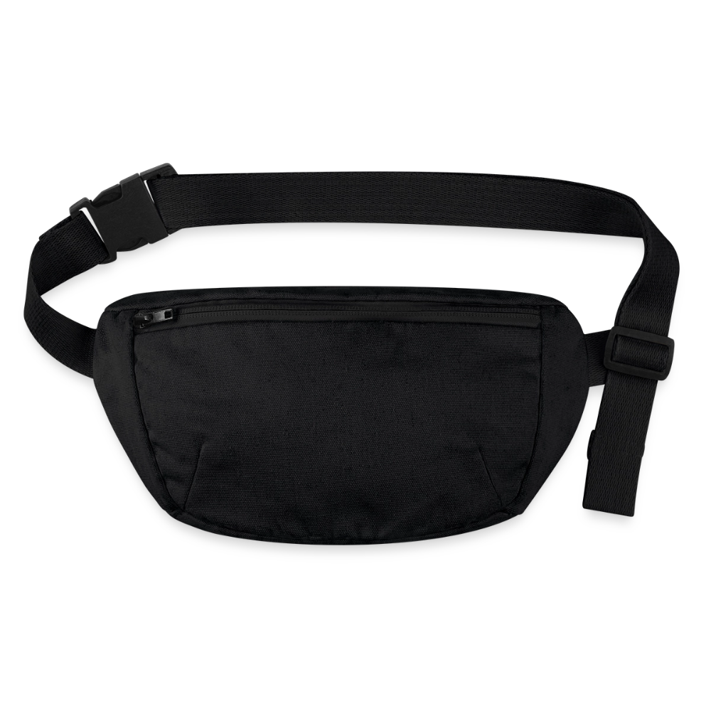 Stanley/Stella recycelte Gürteltasche - personalisierbar - Schwarz