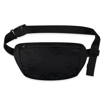 Stanley/Stella recycelte Gürteltasche - personalisierbar - Schwarz