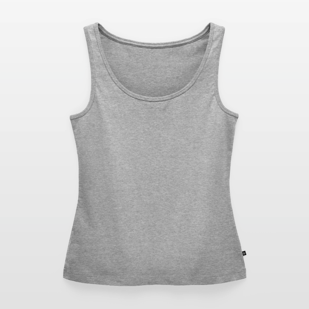Frauen Premium Tank Top - personalisierbar - Grau meliert