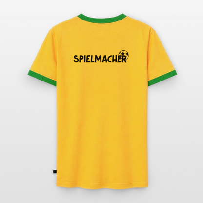 Männer T-Shirt Fussball "Spielmacher" - Grau/Navy 