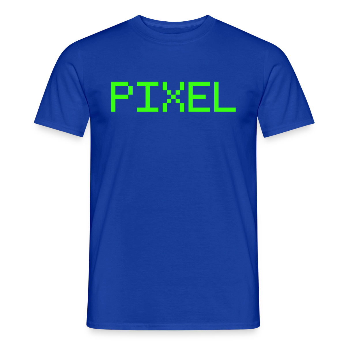 Pixel. Phosphor-Motiv Motiv-T-Shirt für Männer, Farbe Dunkelblau