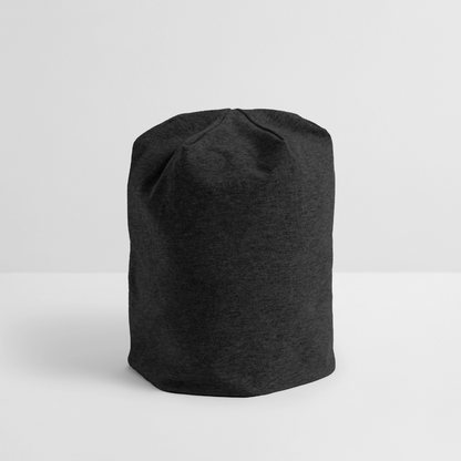 Jersey-Beanie - personalisierbar - Anthrazit
