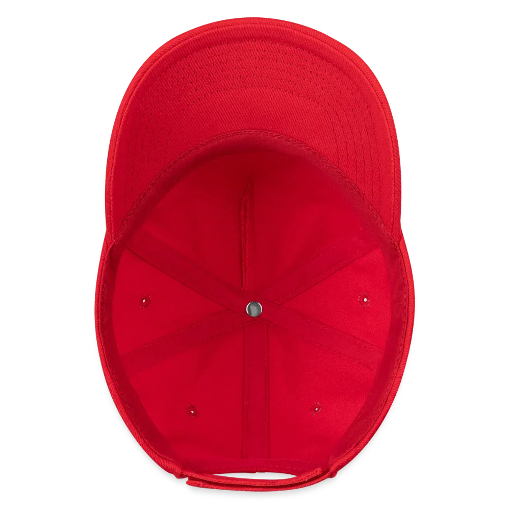 Kontrast Snapback Basecap für Kinder - personalisierbar - Rot